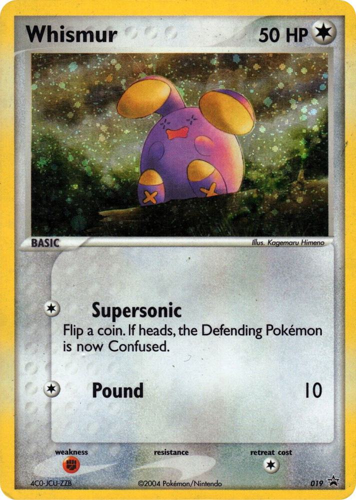 Whismur (EX Deck Tin) 019 card from Nintendo Promos
