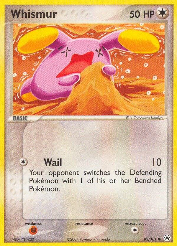 Whismur 82/101 card from Hidden Legends