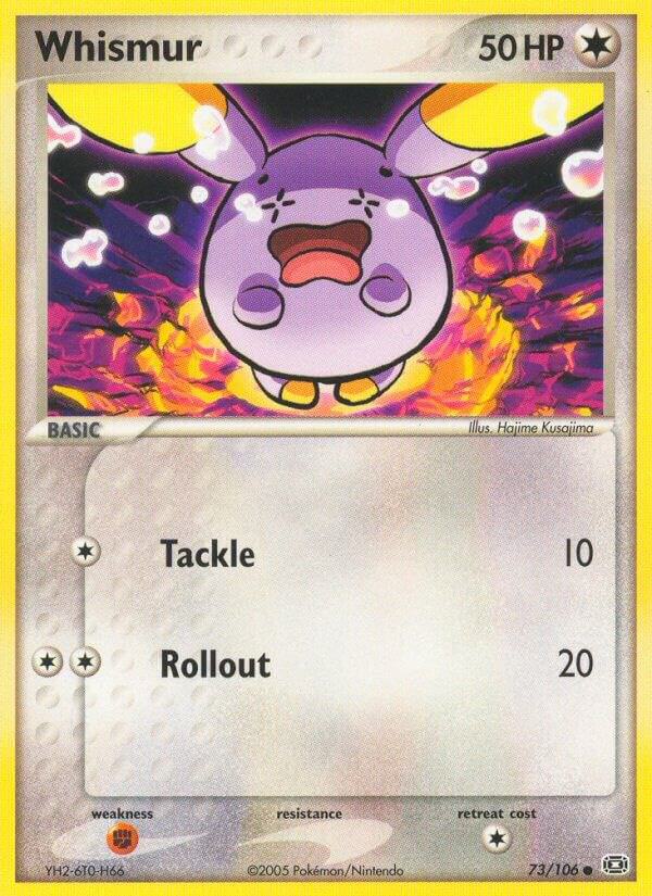 Whismur 73/106 card from Emerald
