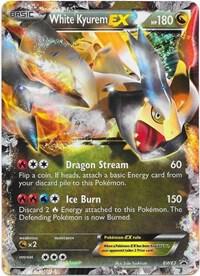 White Kyurem EX BW63 card from Black and White Promos