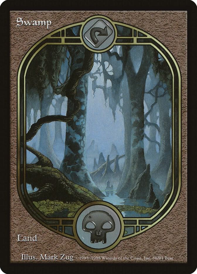 Swamp (UGL) 86 card from Unglued