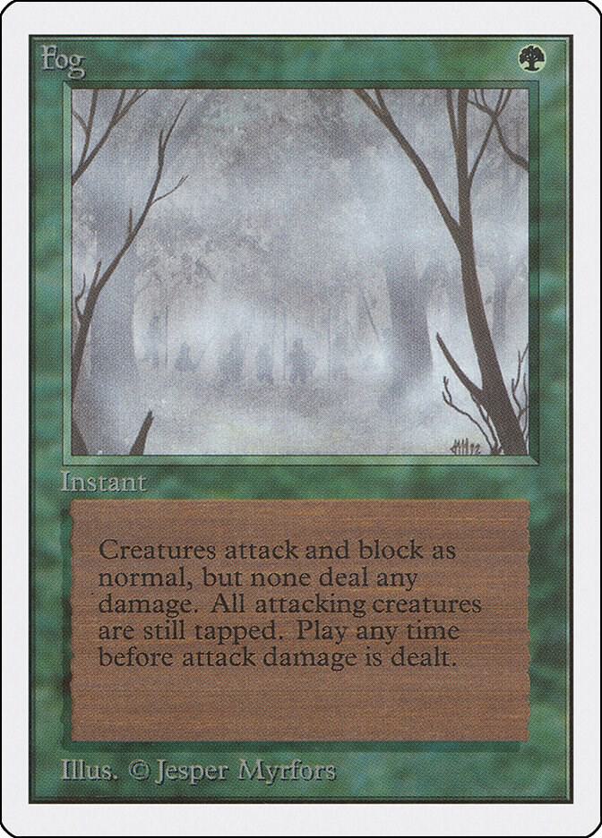 Fog card from Unlimited Edition