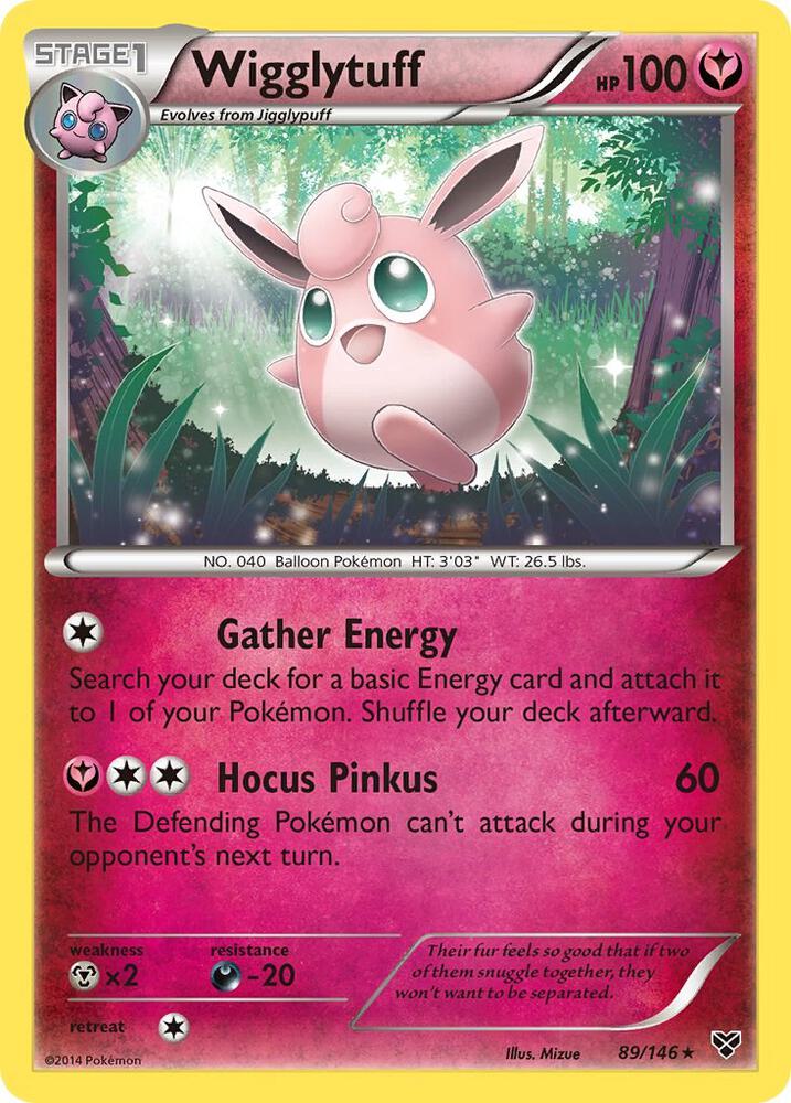 Wigglytuff (89) 89/146 card from XY Base Set