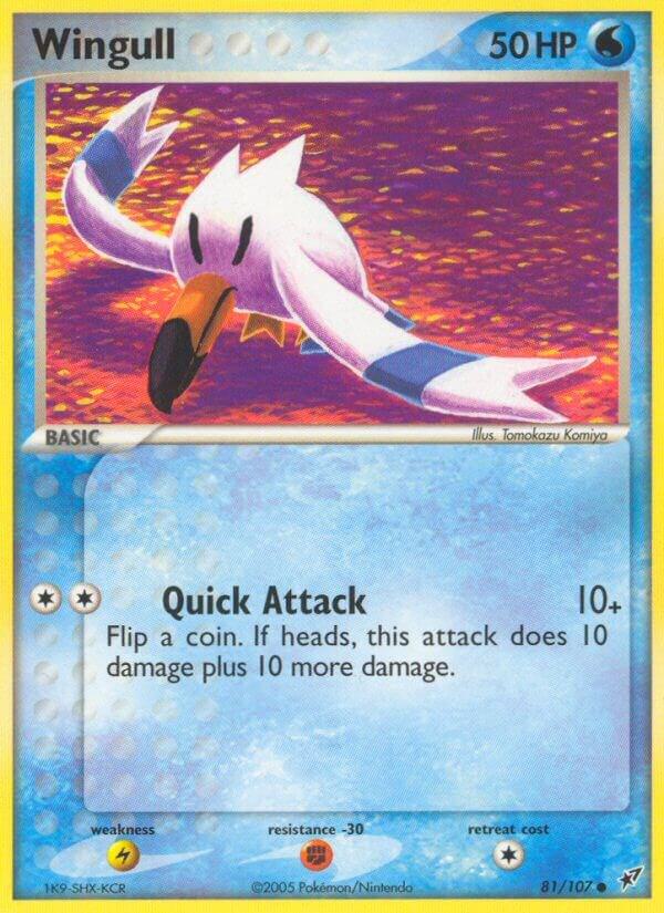 Wingull 81/107 card from Deoxys