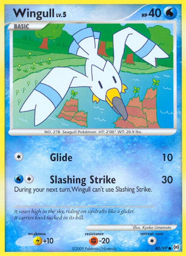 Wingull (80) 80/99 card from Arceus