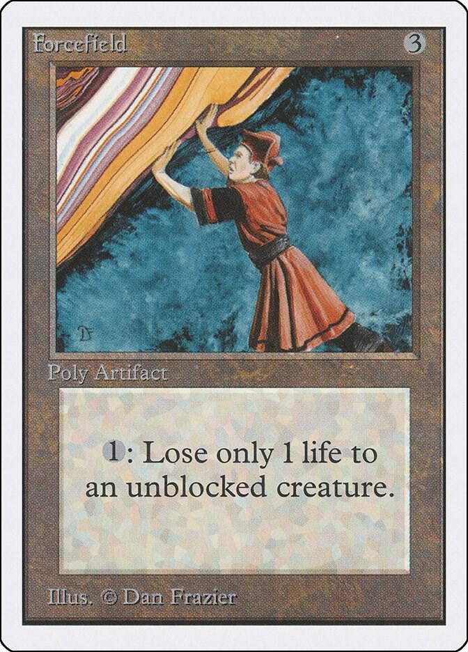 Forcefield card from Unlimited Edition