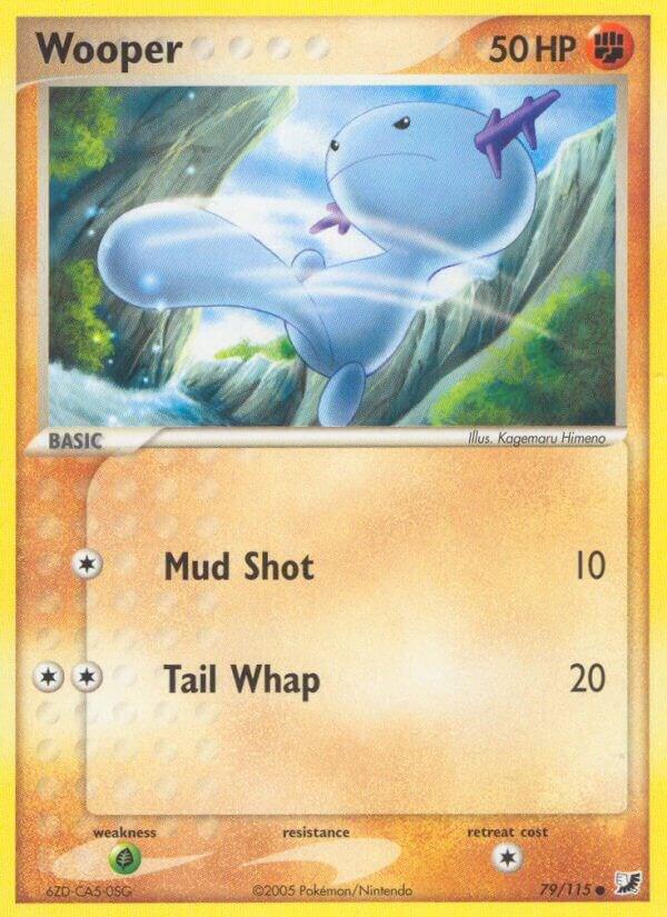 Wooper 79/115 card from Unseen Forces