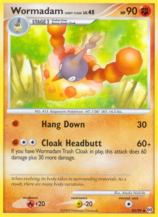 Wormadam Sandy Cloak 50/99 card from Arceus