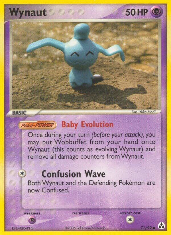 Wynaut 71/92 card from Legend Maker