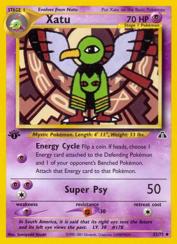 Xatu 52/75 card from Neo Discovery