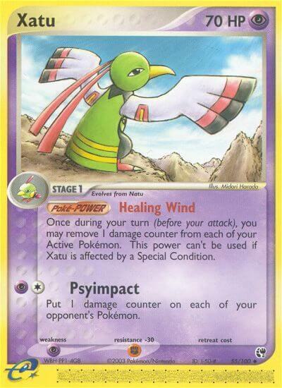 Xatu 55/100 card from Sandstorm