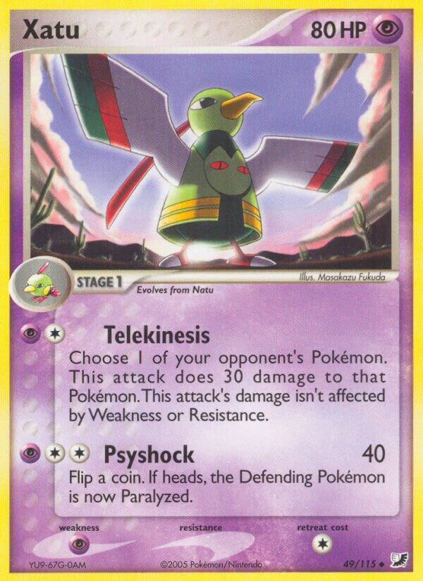 Xatu 49/115 card from Unseen Forces