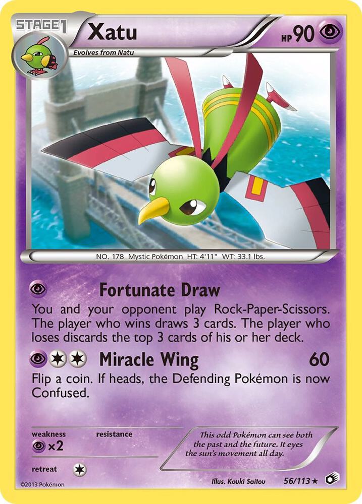 Xatu 56/113 card from Legendary Treasures