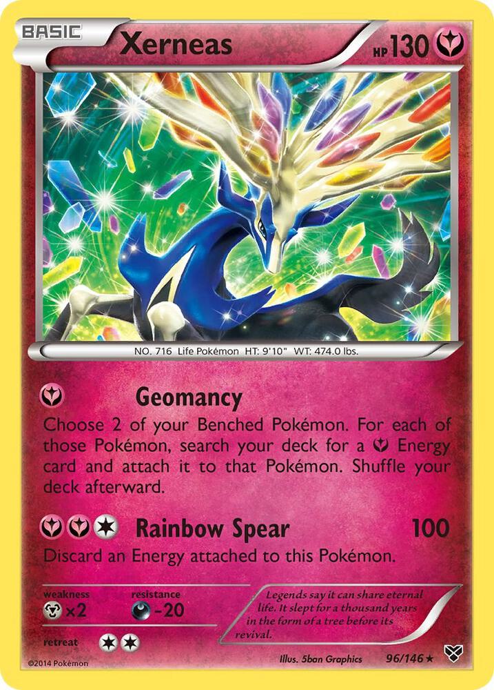 Xerneas 96/146 card from XY Base Set