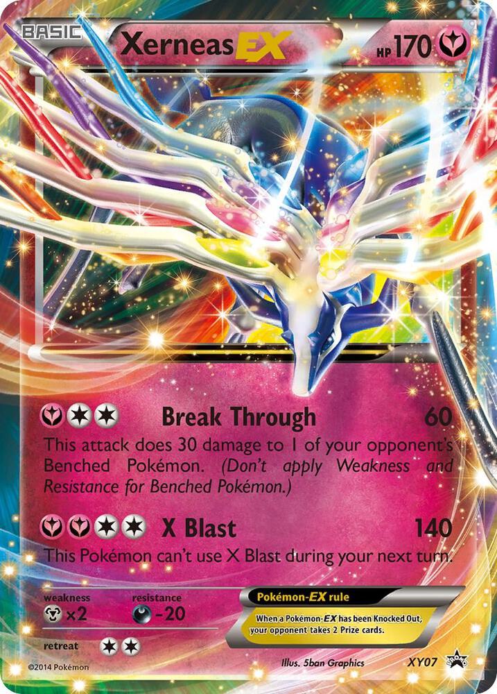 Xerneas EX XY07 card from XY Promos
