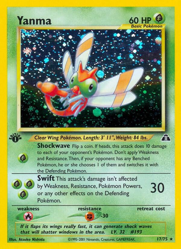 Yanma (17) 17/75 card from Neo Discovery