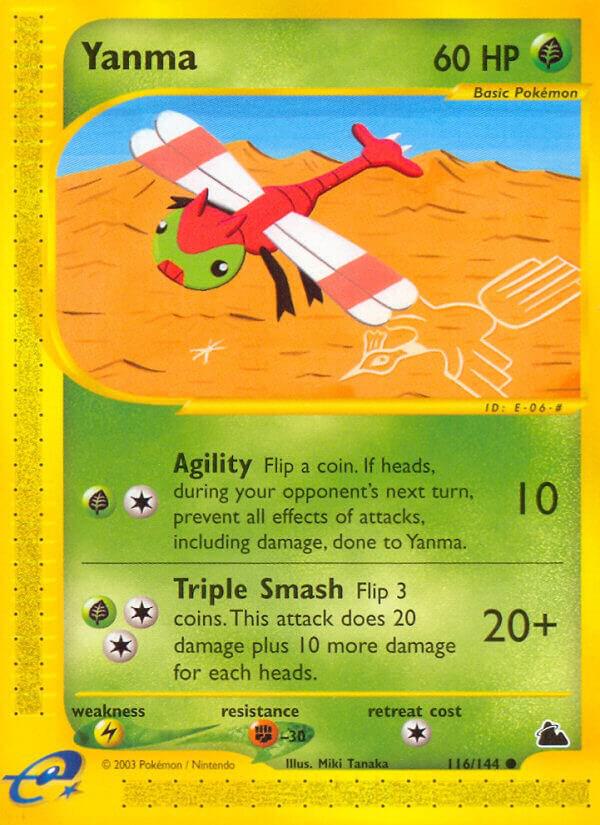 Yanma 116/144 card from Skyridge