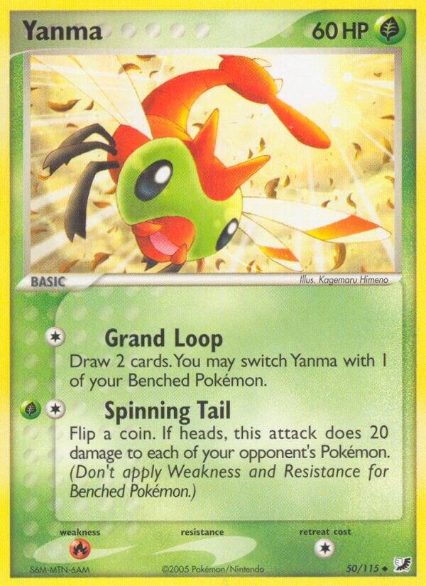 Yanma 50/115 card from Unseen Forces