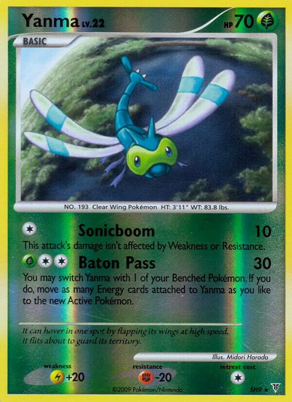 Yanma (Shiny) SH9 card from Supreme Victors