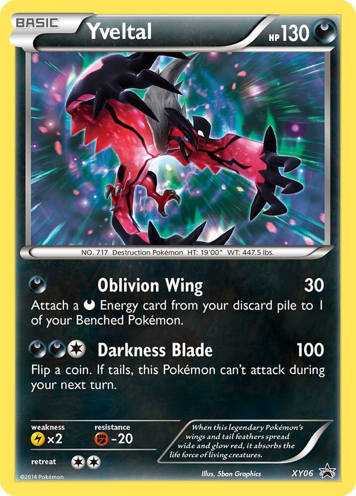 Yveltal XY06 card from XY Promos