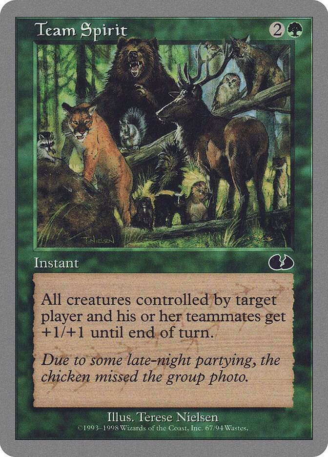 Team Spirit 67 card from Unglued