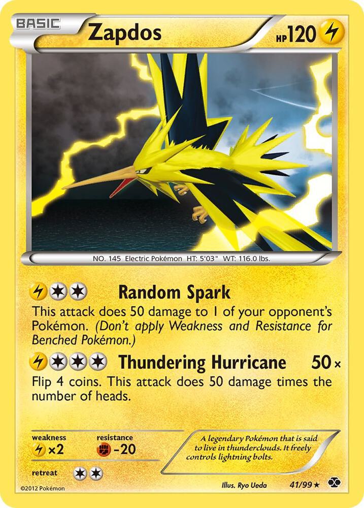 Zapdos 41/99 card from Next Destinies
