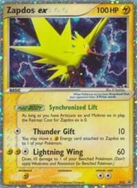 Zapdos ex (EX Collector's Window Tins) 033 card from Nintendo Promos