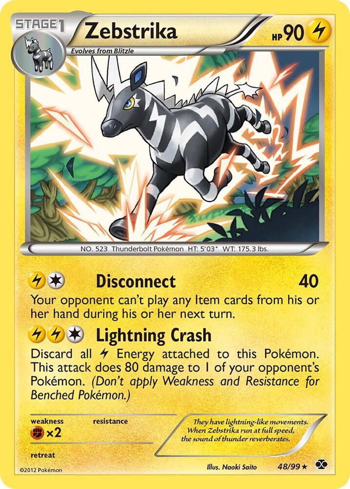 Zebstrika 48/99 card from Next Destinies