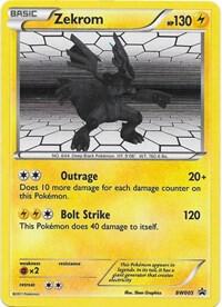 Zekrom BW005 card from Black and White Promos
