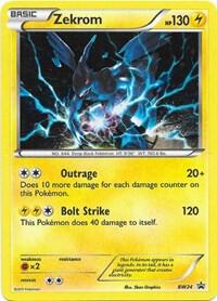 Zekrom BW24 card from Black and White Promos
