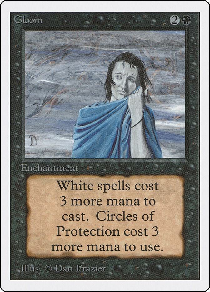 Gloom card from Unlimited Edition