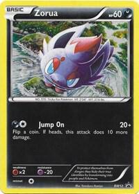 Zorua BW12 card from Black and White Promos