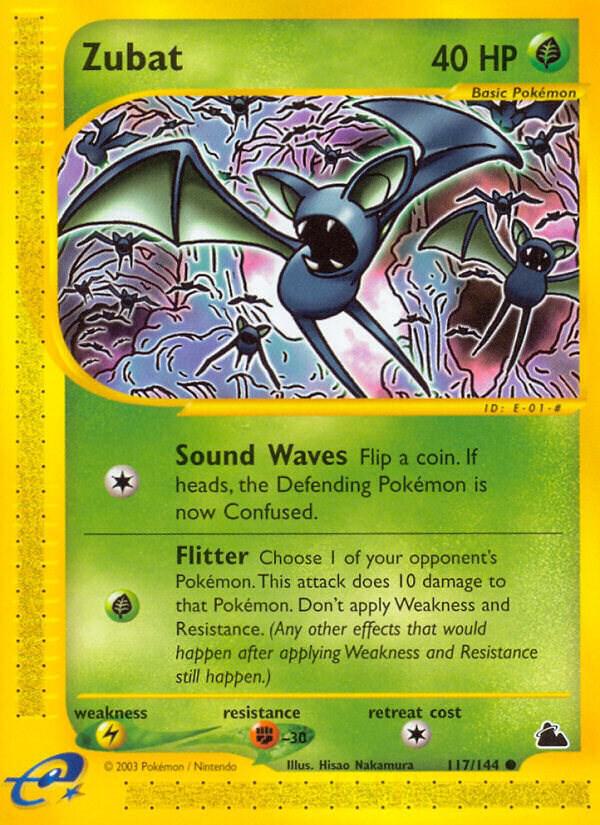 Zubat (117) 117/144 card from Skyridge