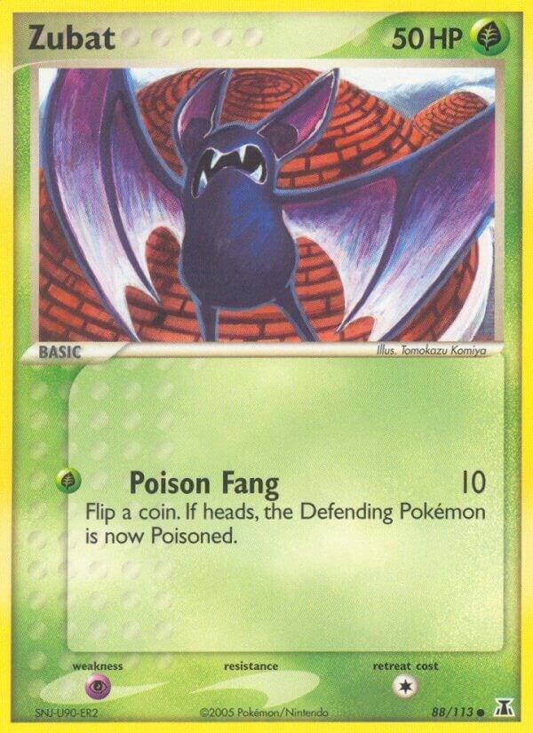 Zubat 88/113 card from Delta Species