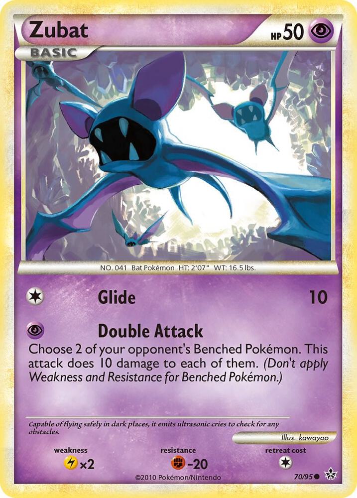 Zubat 70/95 card from Unleashed