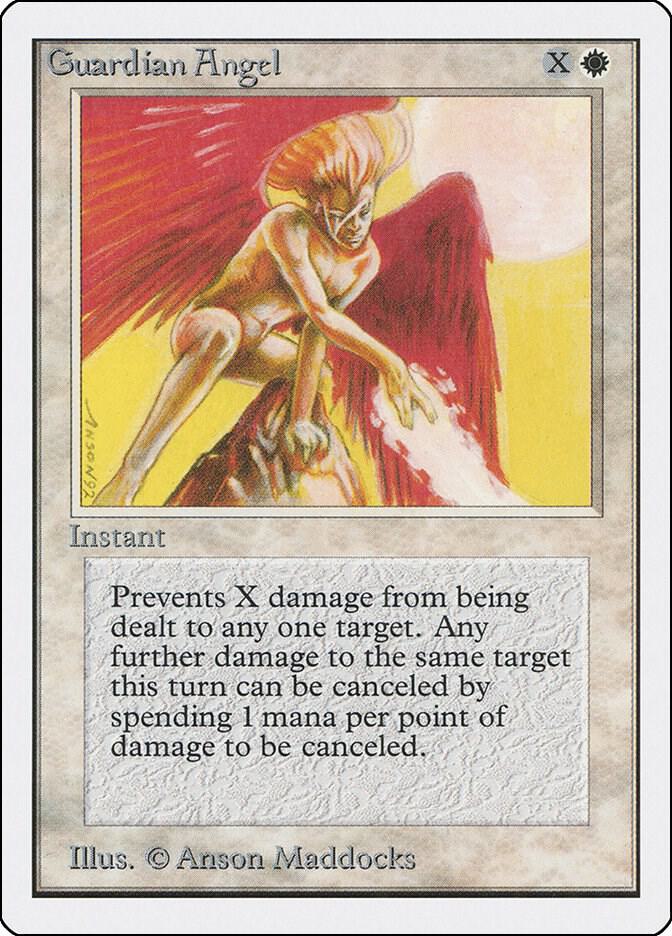 Guardian Angel card from Unlimited Edition