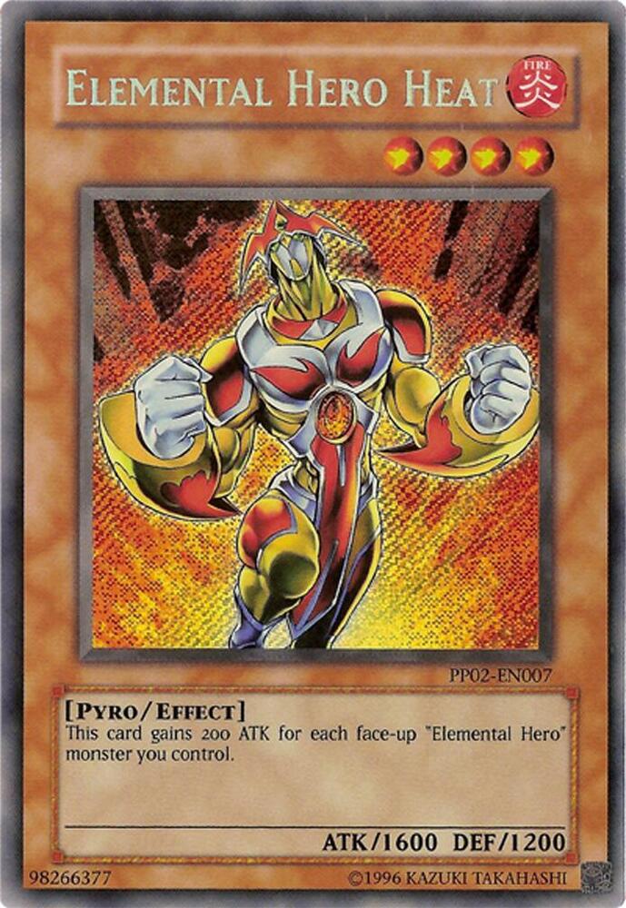 Elemental HERO Heat PP02-EN007 card from Premium Pack 2