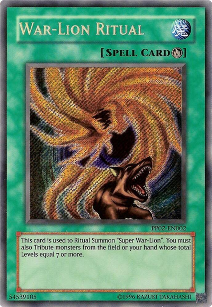 War-Lion Ritual (ScR) PP02-EN002 card from Premium Pack 2