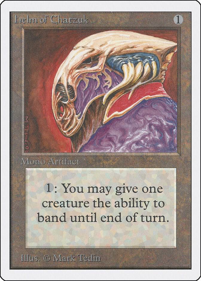 Helm of Chatzuk card from Unlimited Edition