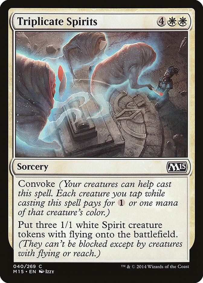 Triplicate Spirits 40 card from Magic 2015 (M15)