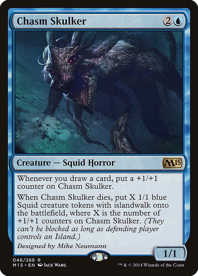 Chasm Skulker 46 card from Magic 2015 (M15)