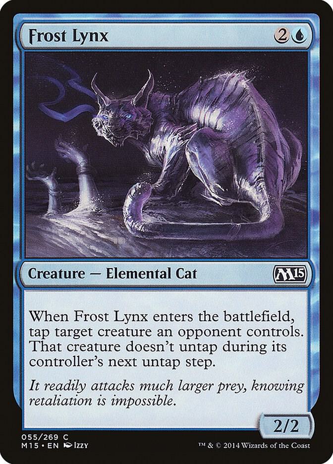 Frost Lynx 55 card from Magic 2015 (M15)