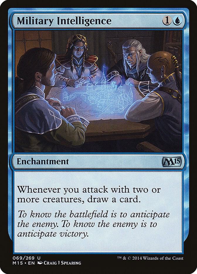 Military Intelligence 69 card from Magic 2015 (M15)