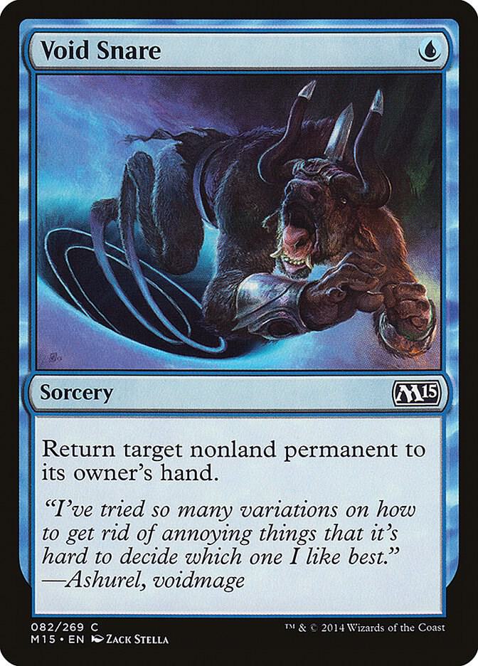 Void Snare 82 card from Magic 2015 (M15)