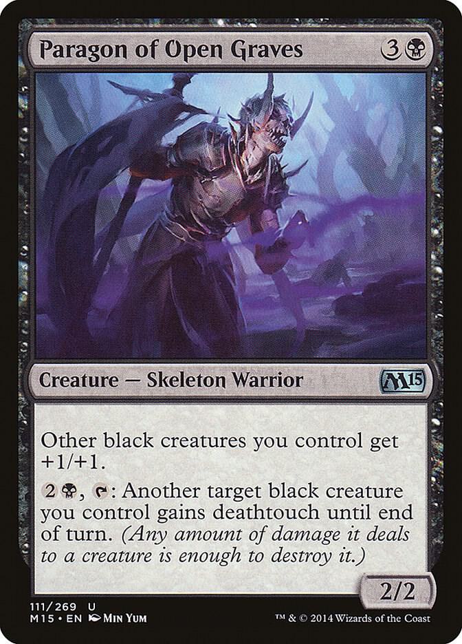 Paragon of Open Graves 111 card from Magic 2015 (M15)