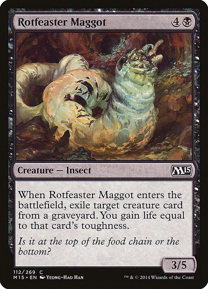 Rotfeaster Maggot 112 card from Magic 2015 (M15)