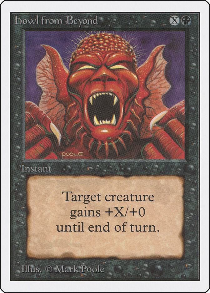 Howl from Beyond card from Unlimited Edition