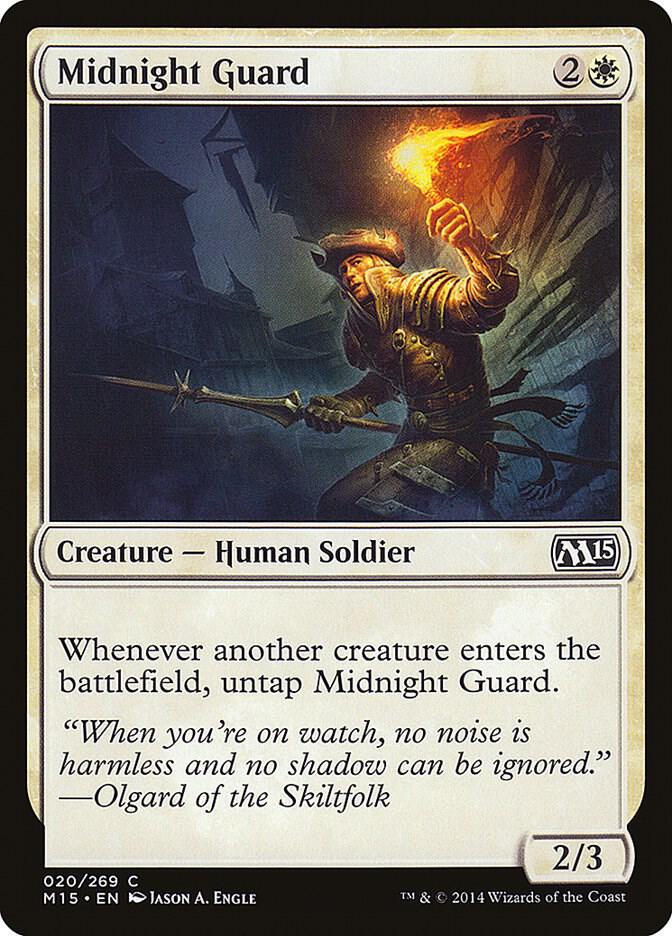 Midnight Guard 20 card from Magic 2015 (M15)