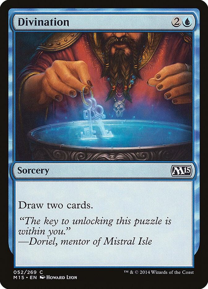 Divination 52 card from Magic 2015 (M15)