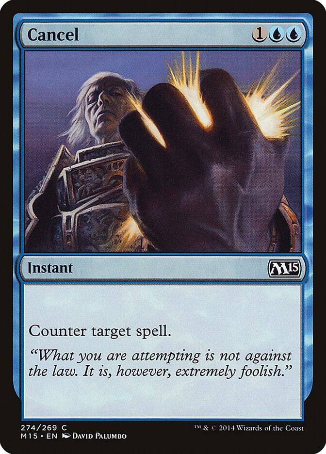 Cancel 274 card from Magic 2015 (M15)